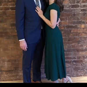 Reformation Midi Dress - 4 - Emerald